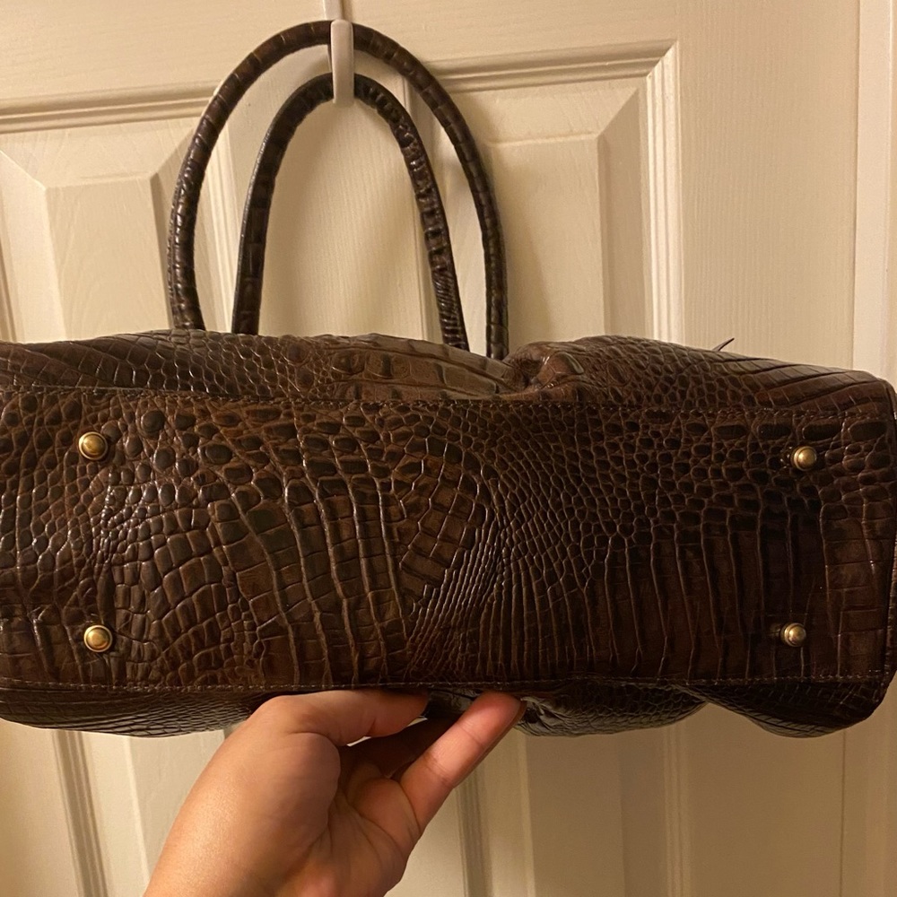 🆕🔥BRAHMIN🔥Eloise Rose🌹Truffle Les Roses - NWT! - Picture 7 of 11